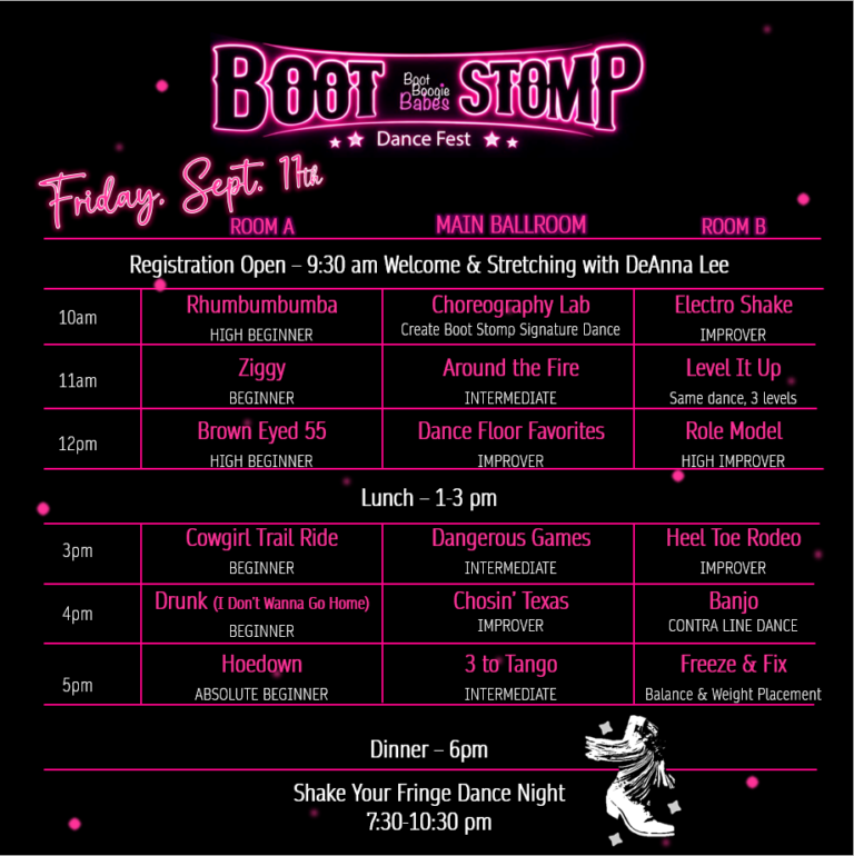 Boot Stomp Best Rate – Weekend Pass – Boot Boogie Babes