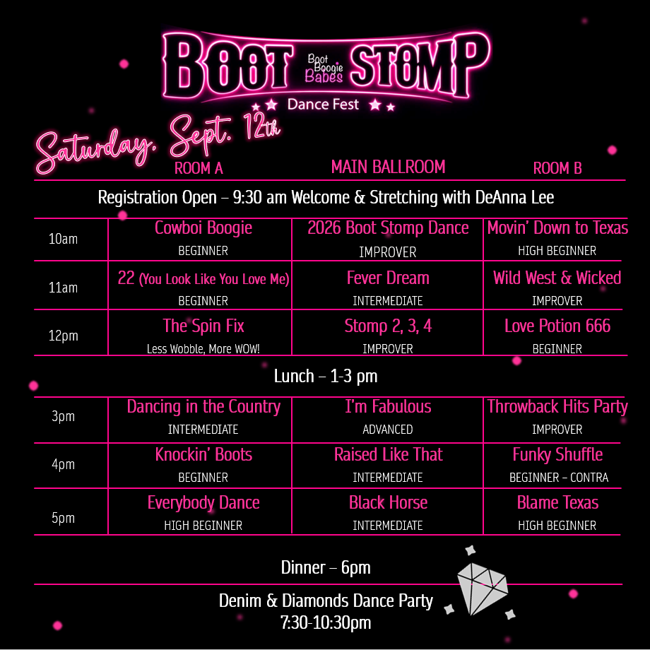 Boot Stomp Best Rate – Weekend Pass – Boot Boogie Babes