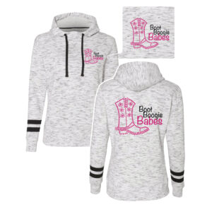 Boot Boogie Babes Striped Hoodie
