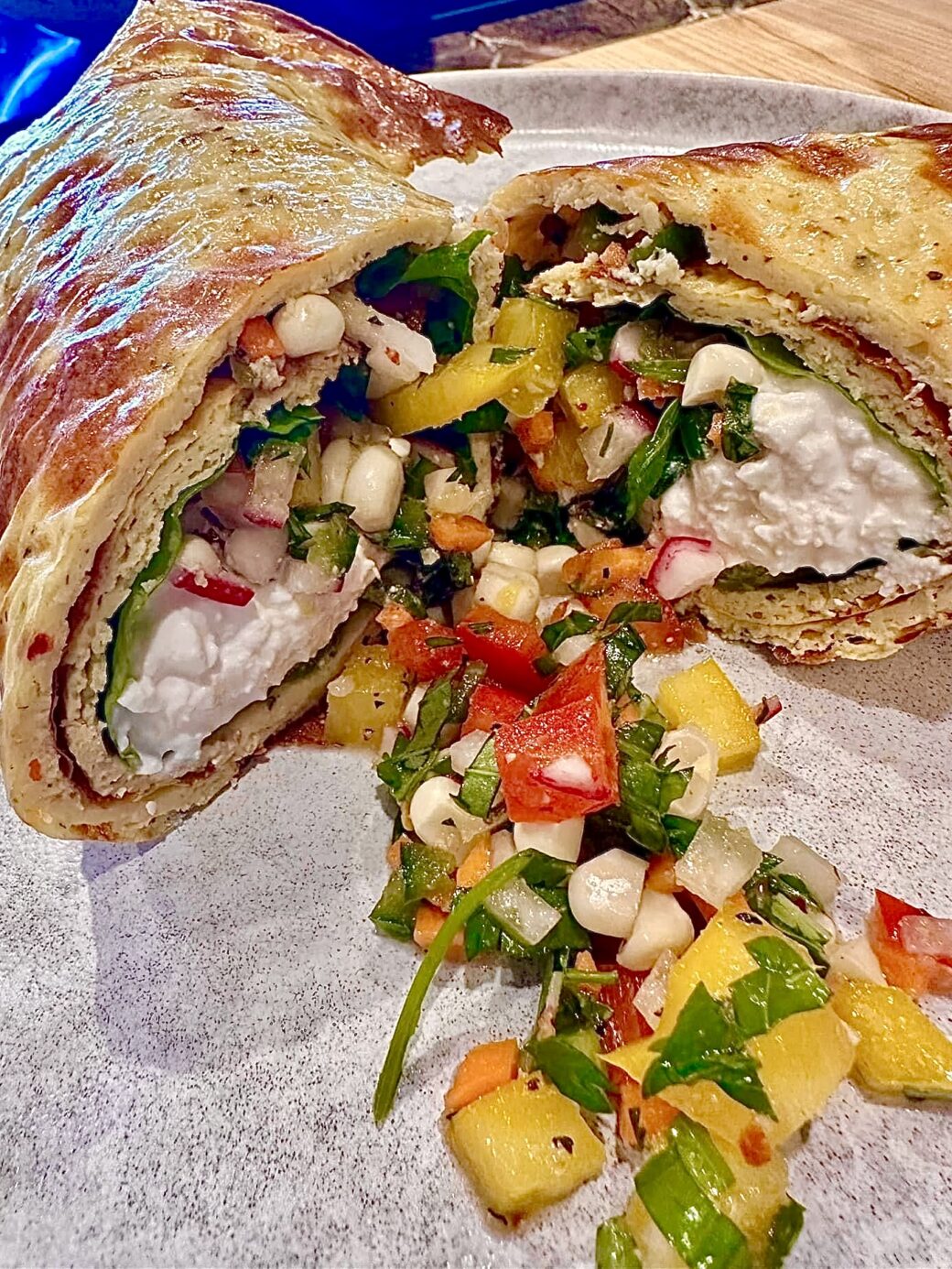 Cottage Cheese Crunch Wrap